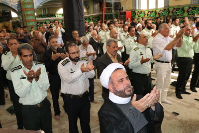 نماز عبادی سیاسی جمعه در مصلی نماز جمعه شهر وحیدیه برگزار گردید